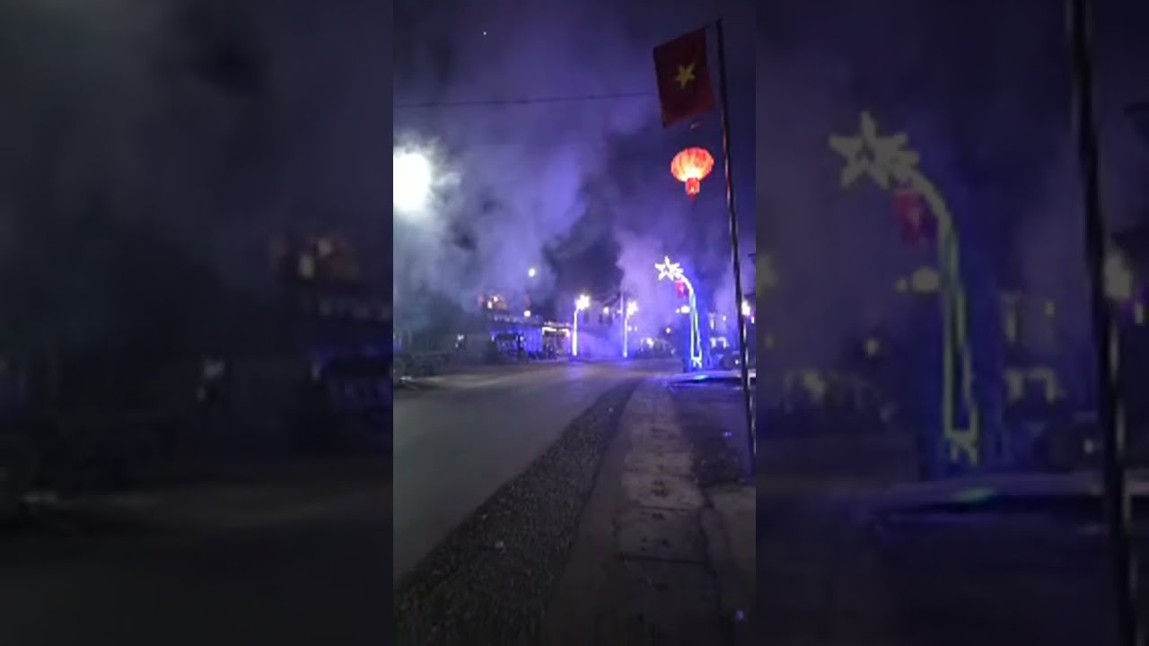 Pháo hoa đón xuân Bính Ngọ tại Chiêm Hóa Tuyên Quang |  Nhà đẹp Tiên Khôi