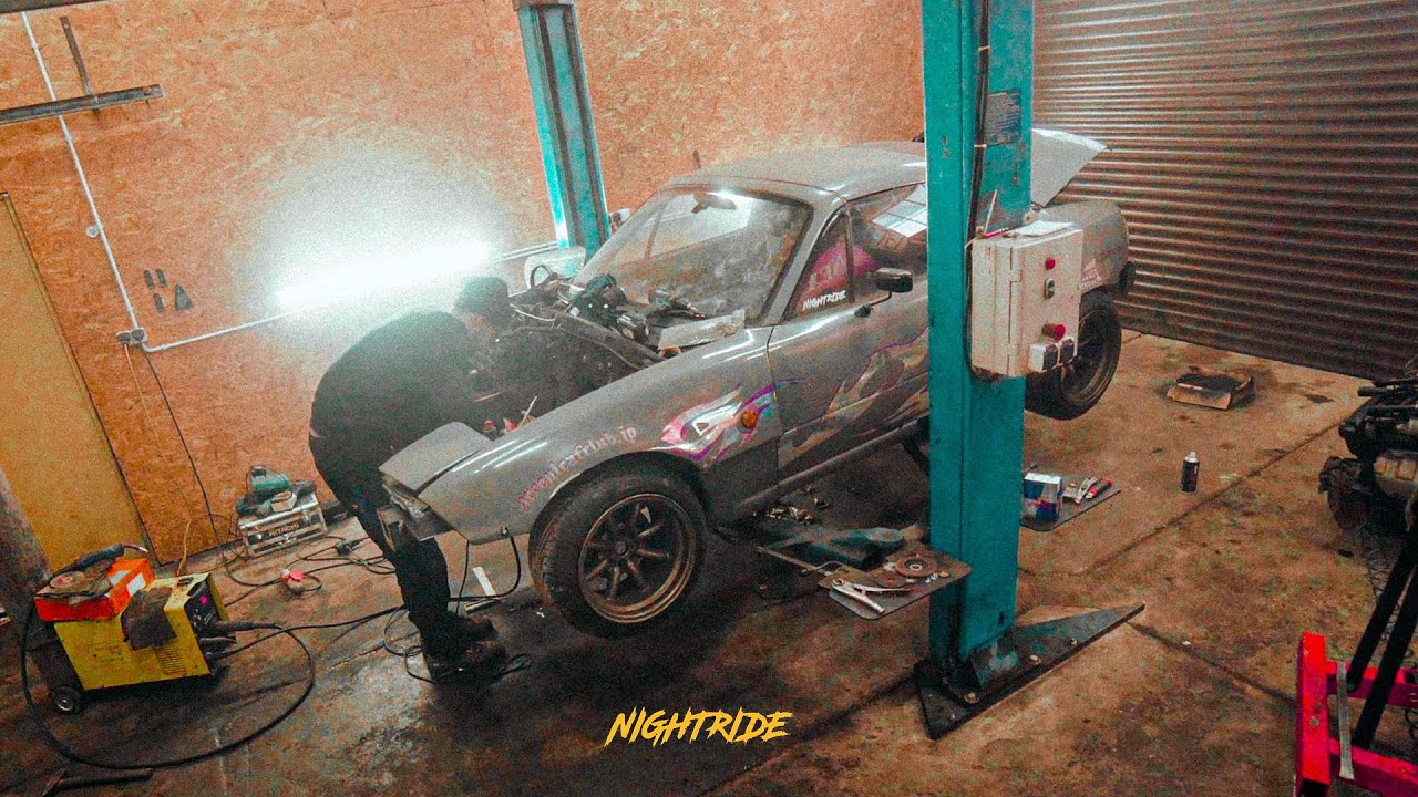 My 1uz V8 MIATA build Part 2 | NIGHTRIDE 4K