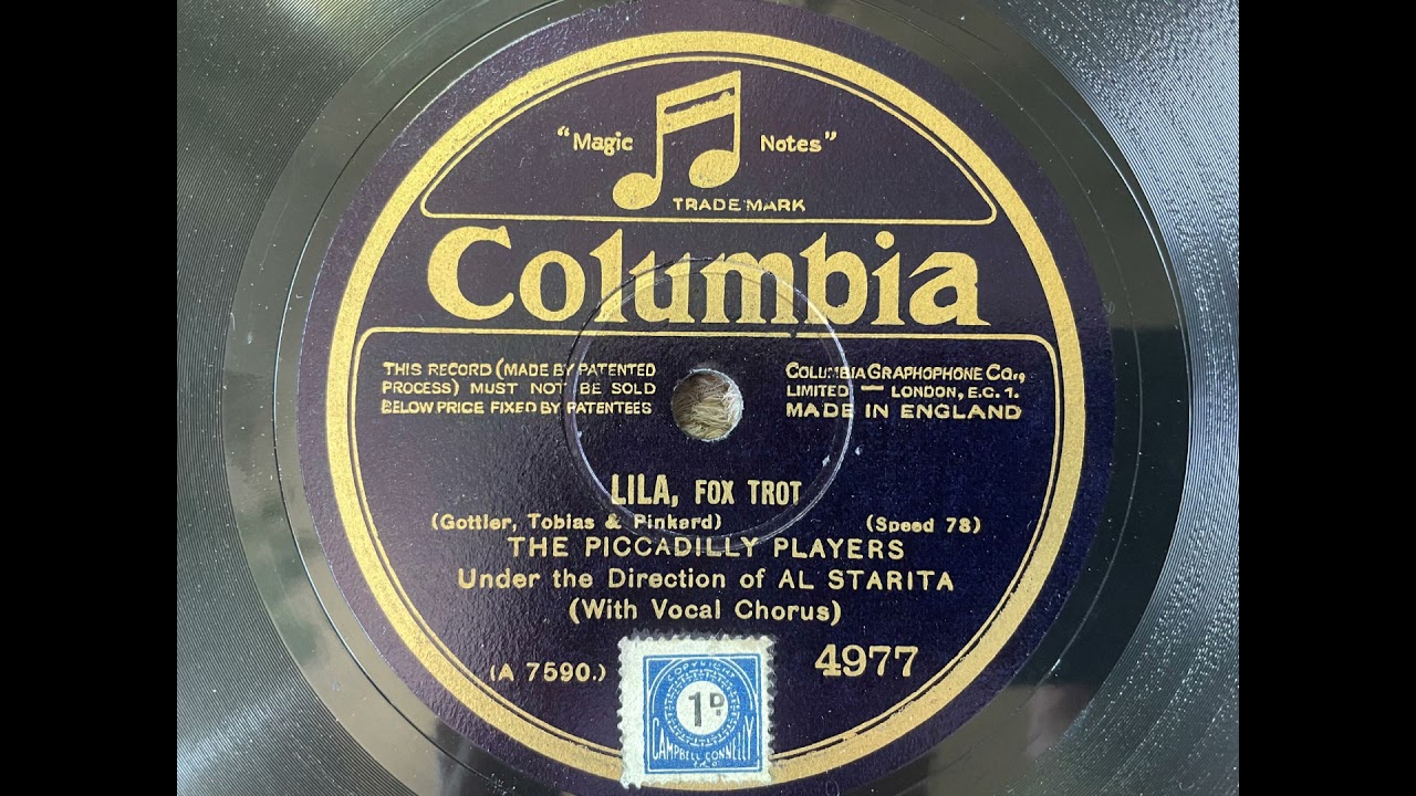 Lila - Piccadilly Players - Columbia 4977