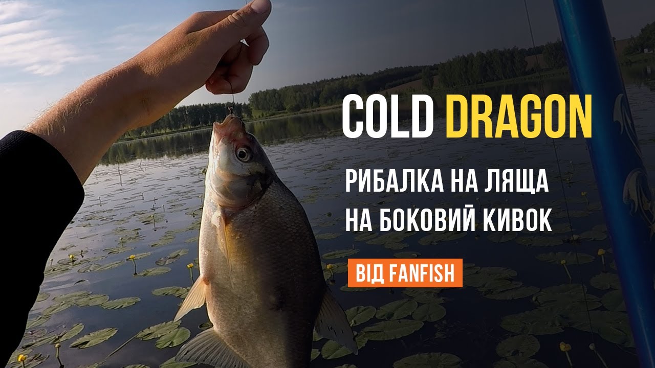 Ловля леща на боковой кивок на тесто херабуна, удилище Cold Dragon.