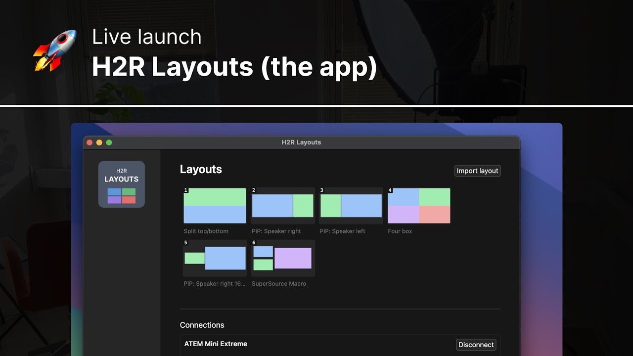 H2R Layouts (the app) 🚀 LIVE LAUNCH