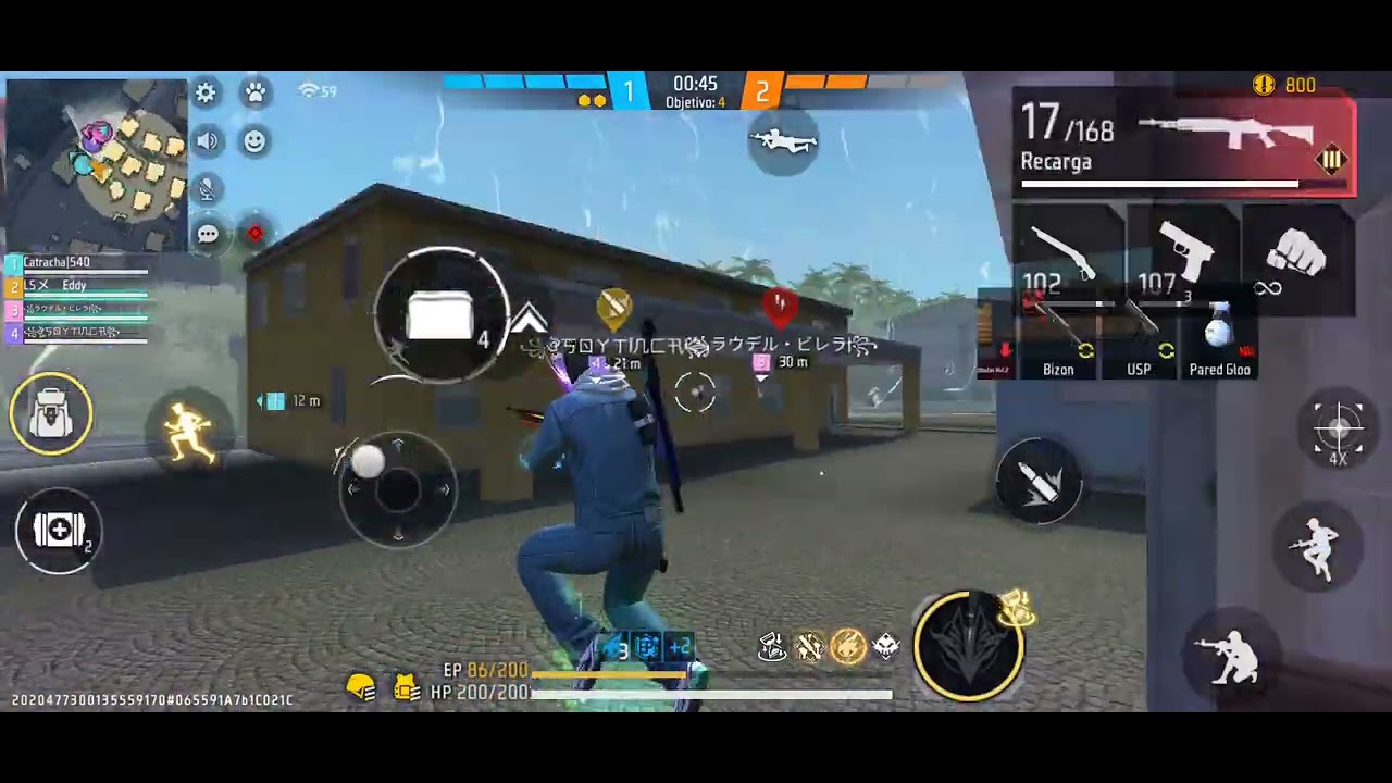 Jugando decla resolviendo y asiendo exterminados.#freefire 