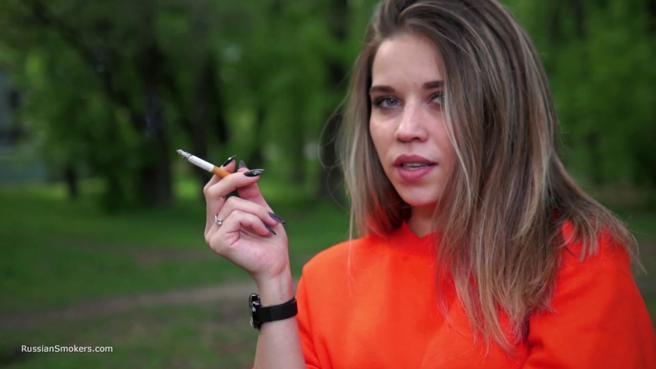 Pretty Kate is smoking 100mm