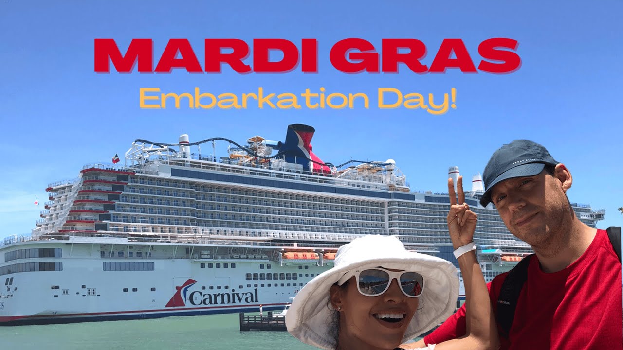 Mardi Gras Carnival Cruise | Our First Carnival Cruise |Embarkation Day PT1