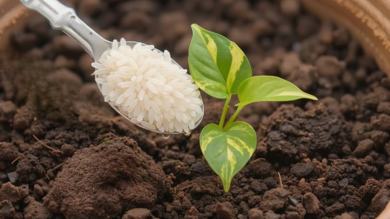 Just 1 Spoon Under Any Plant &ndash; Instantly Brings It to Life! 