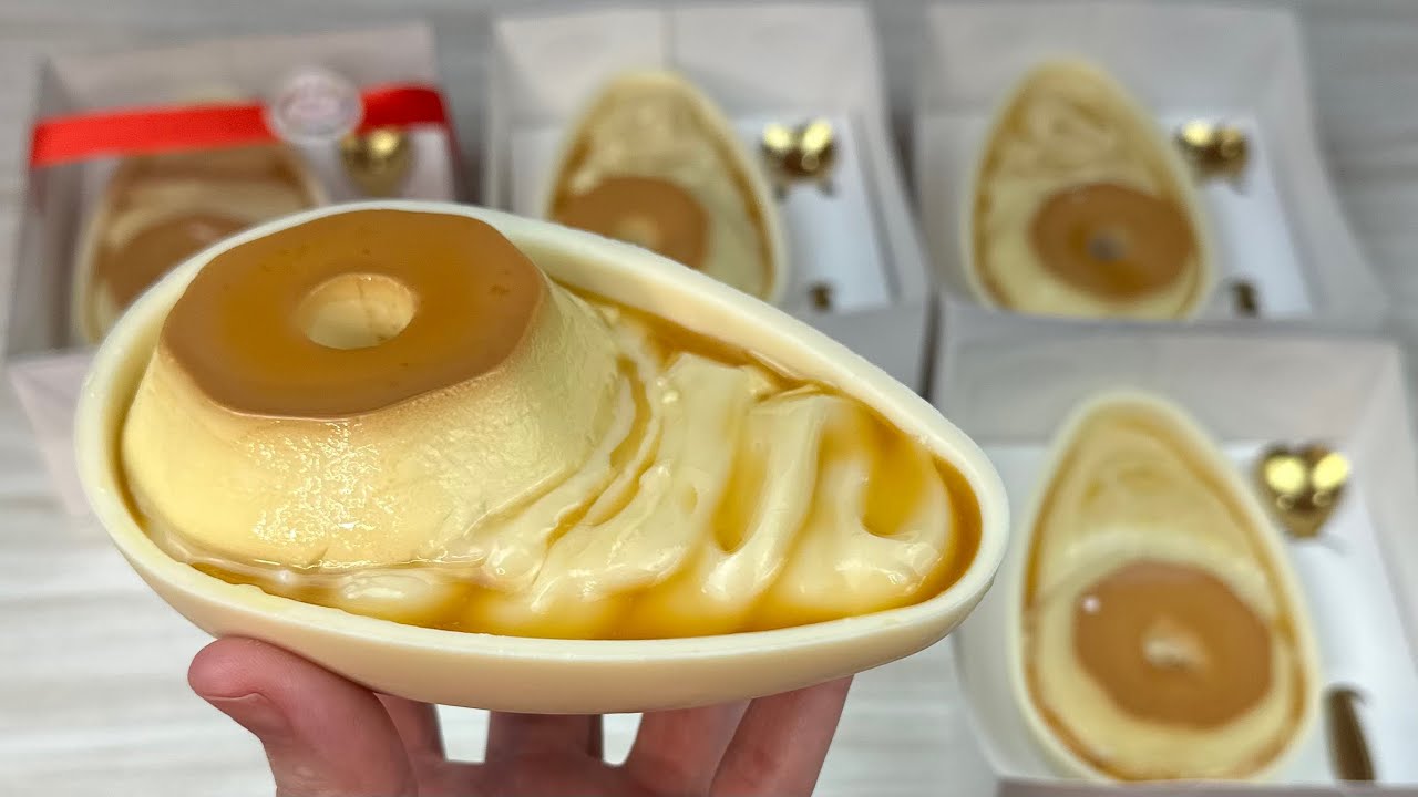 OVO DE COLHER COM PUDIM | A COMBINAÇÃO MAIS PERFEITA DA PÁSCOA!
