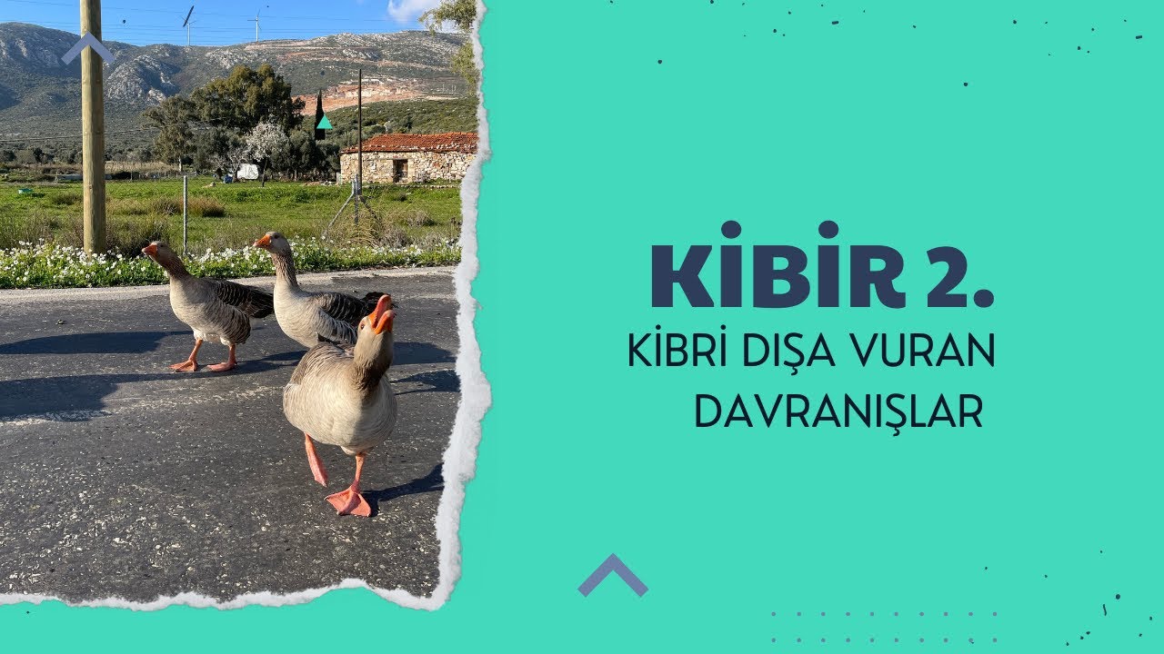 KİBİR 2 Kibir kendini hangi davranışlarda gösterir?