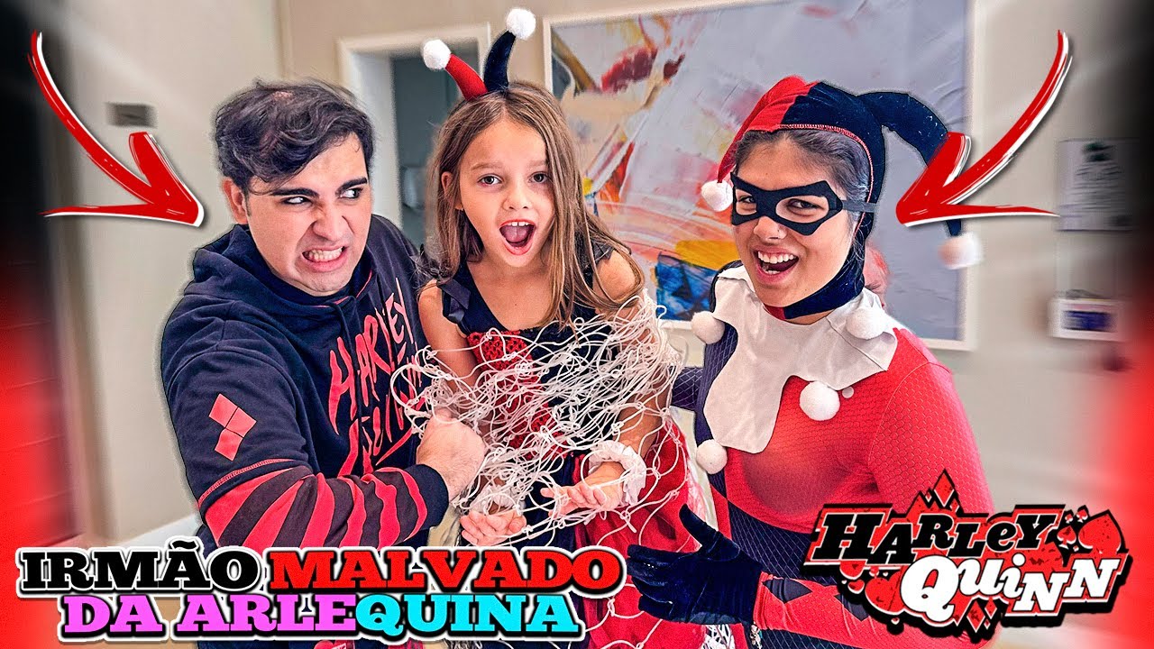 O FELIPE VIROU TIO DA FILHA DA HARLEY QUINN E AJUDOU A IRMÃ MALVADA DA ARLEQUINA A ATACAR SUA FILHA!