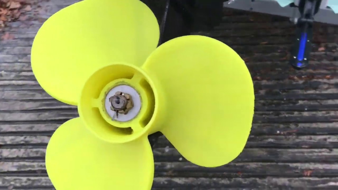 3D Printed Propeller for 50 HP Tohatsu