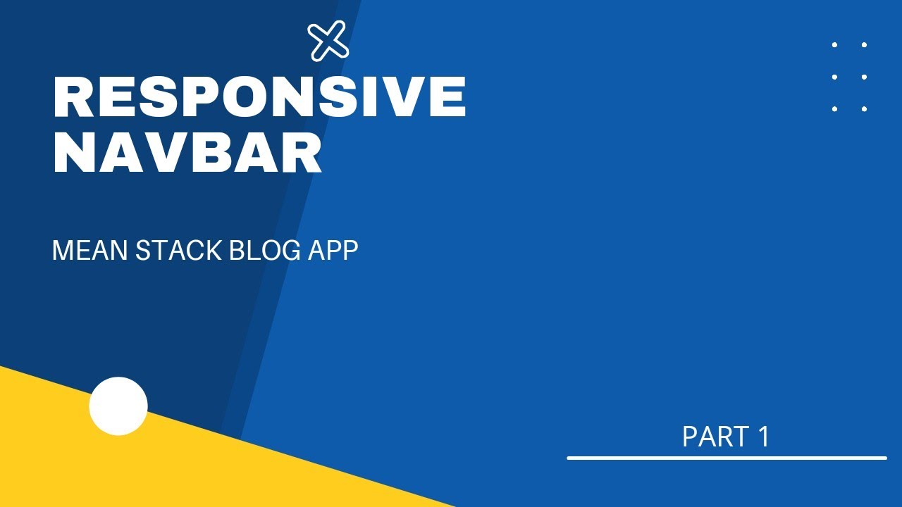Responsive navbar - Angular material UI - Angular blog app #angular project