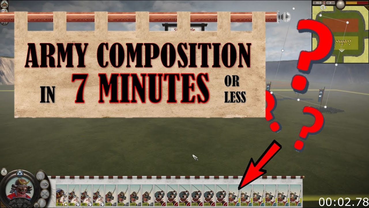 How To Build Your ARMY - Army Composition Guide - Total War: Shogun 2
