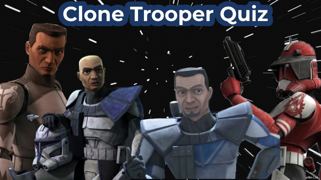 Star Wars Clone Trooper Name Quiz!!! Star Wars Productions