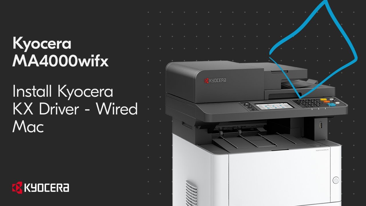 Kyocera MA4000wifx Printer Driver Installation for Mac