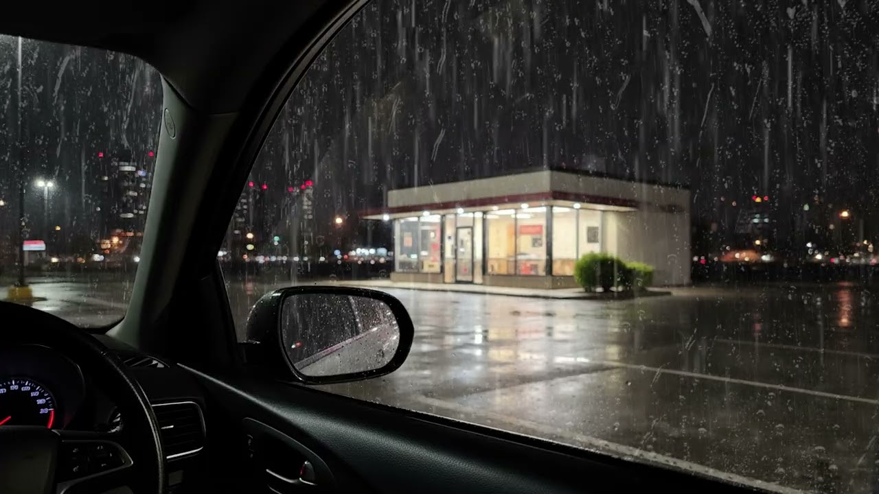 The Best Sleep Spot: Cozy Car in a Massive Rainstorm 🚗🌧️ | Deep Sleep & Insomnia Relief (10 Hours)