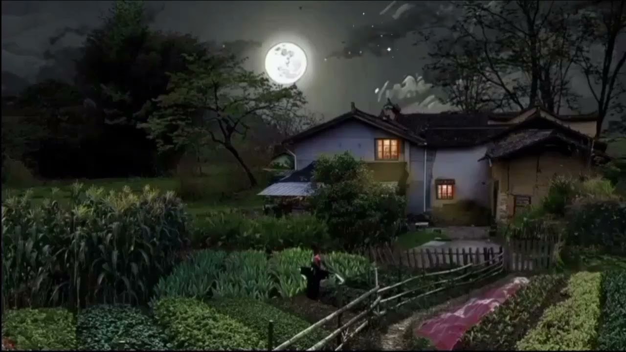 Suasana Pedesaan ~ Malam hari yang menenangkan