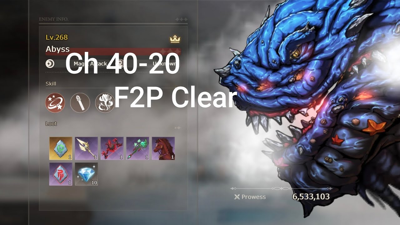 Lost Sword 40-20 F2P Clear | Full Team & Build Guide!