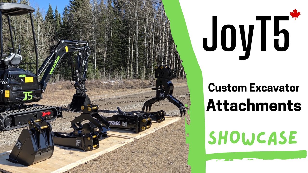 Transform Your Excavator: JoyT5 Custom Attachments Demo