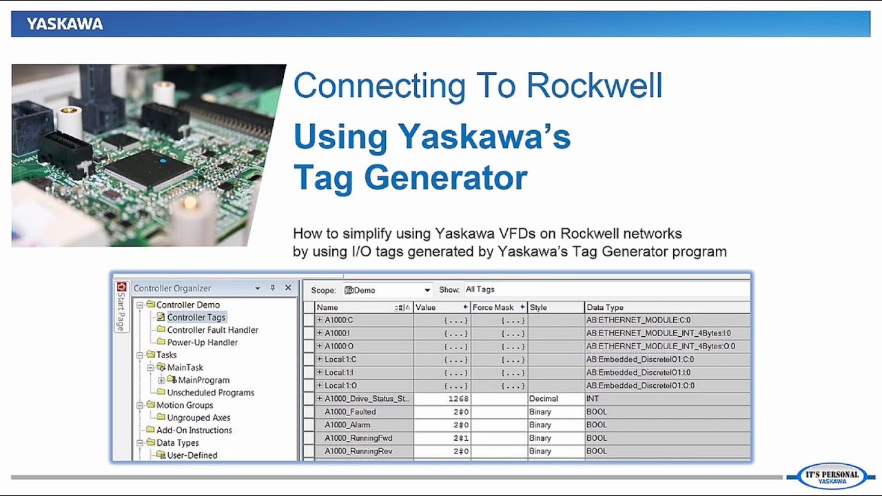 Yaskawa's Tag Generator