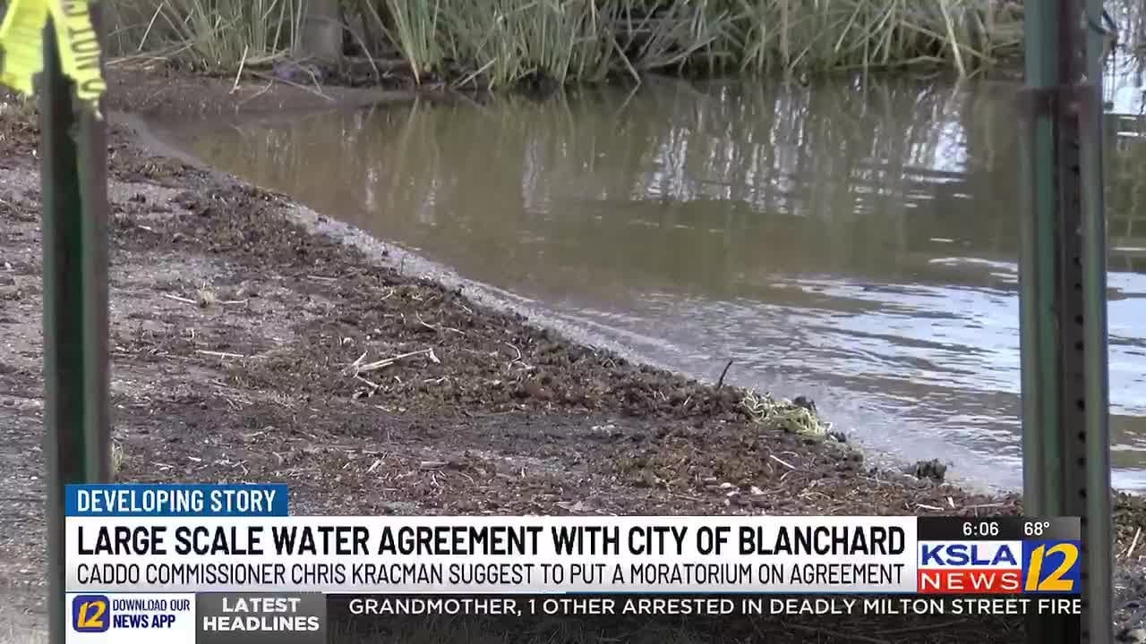 Commissioner calls for pause on large-scale water agreement at Caddo Lake