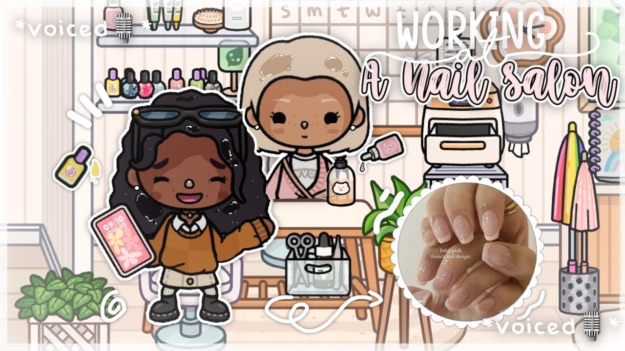 ||💅Working as a NAIL TECH🍵|| *voiced🎙*|| Toca Boca Roleplay 🌎🫶🏻