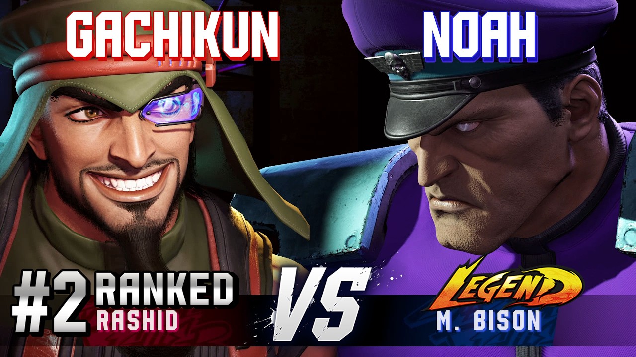 SF6 ▰ GACHIKUN (#2 Ranked Rashid) vs NOAHTHEPRODIGY (M.Bison) ▰ High Level Gameplay