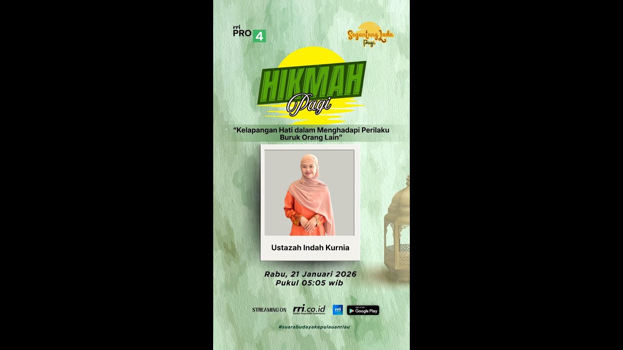 Hikmah Pagi: “Kelapangan Hati dalam Menghadapi Perilaku Buruk Orang Lain”