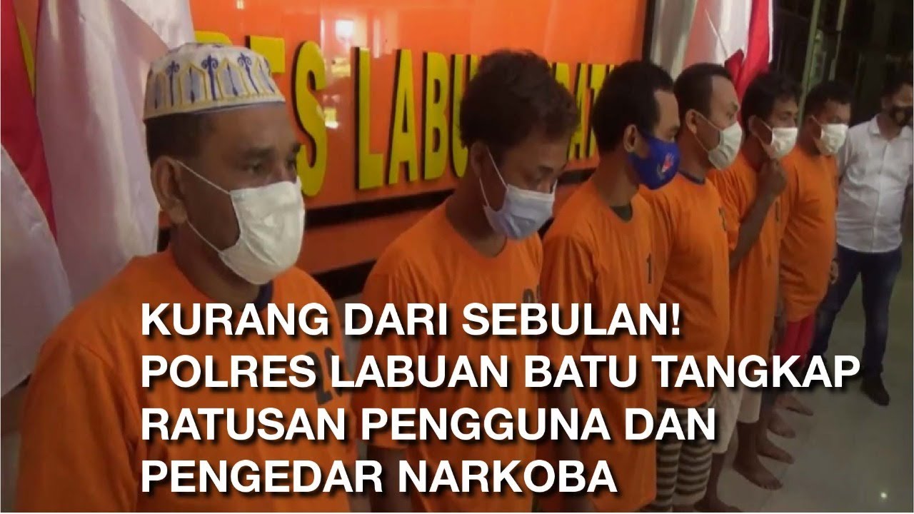 POLRES LABUHANBATU RINGKUS 148 TERSANGKA KASUS NARKOBA
