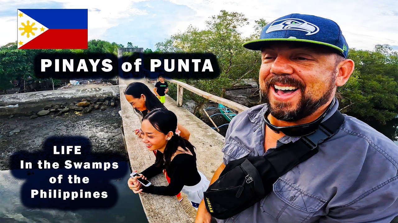 Filipino Lives: The People of Punta. Hidden village of Sea surviving Gypsies deep in the mangroves.