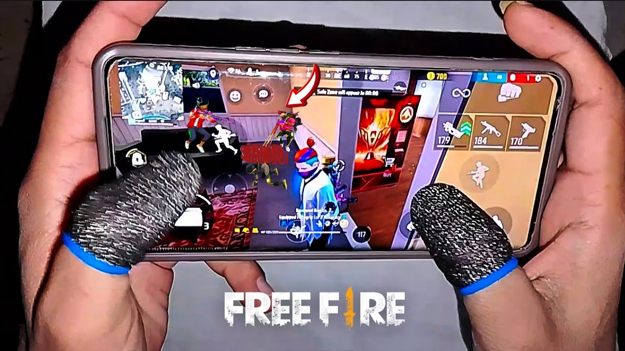 FREE FIRE HANDCAM SOLO VS SQUAD WINCHESTER + UMP BEST GAMEPLAY 