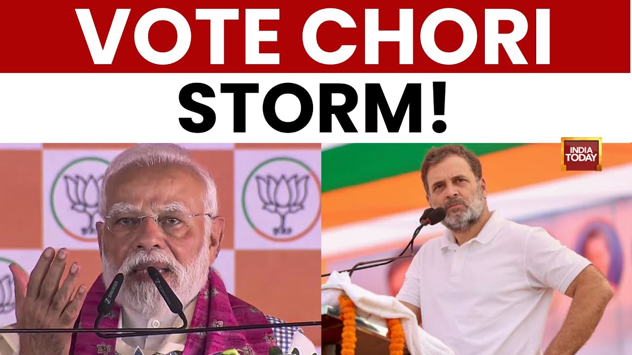 Rahul Gandhi Accuses BJP of &lsquo;Vote Chori&rsquo;, Alleges Brazilian Model's Photo Used On Haryana Voter IDs