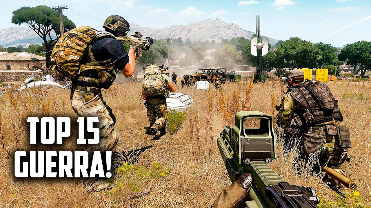 OS MELHORES JOGOS DE GUERRA PARA PC E CONSOLES!