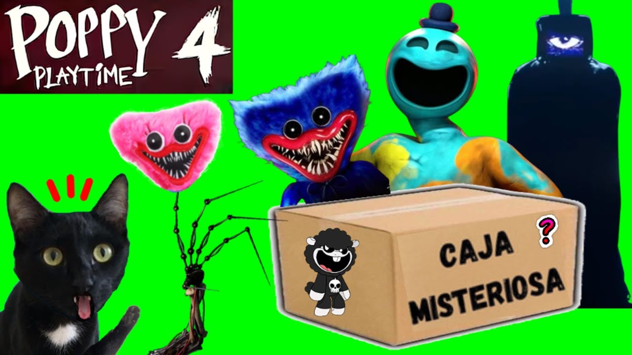 CAJA MISTERIOSA DE POPPY PLAYTIME 4 PERO EL JUEGO ES EN LA VIDA REAL VS GATOS YOUTUBERS