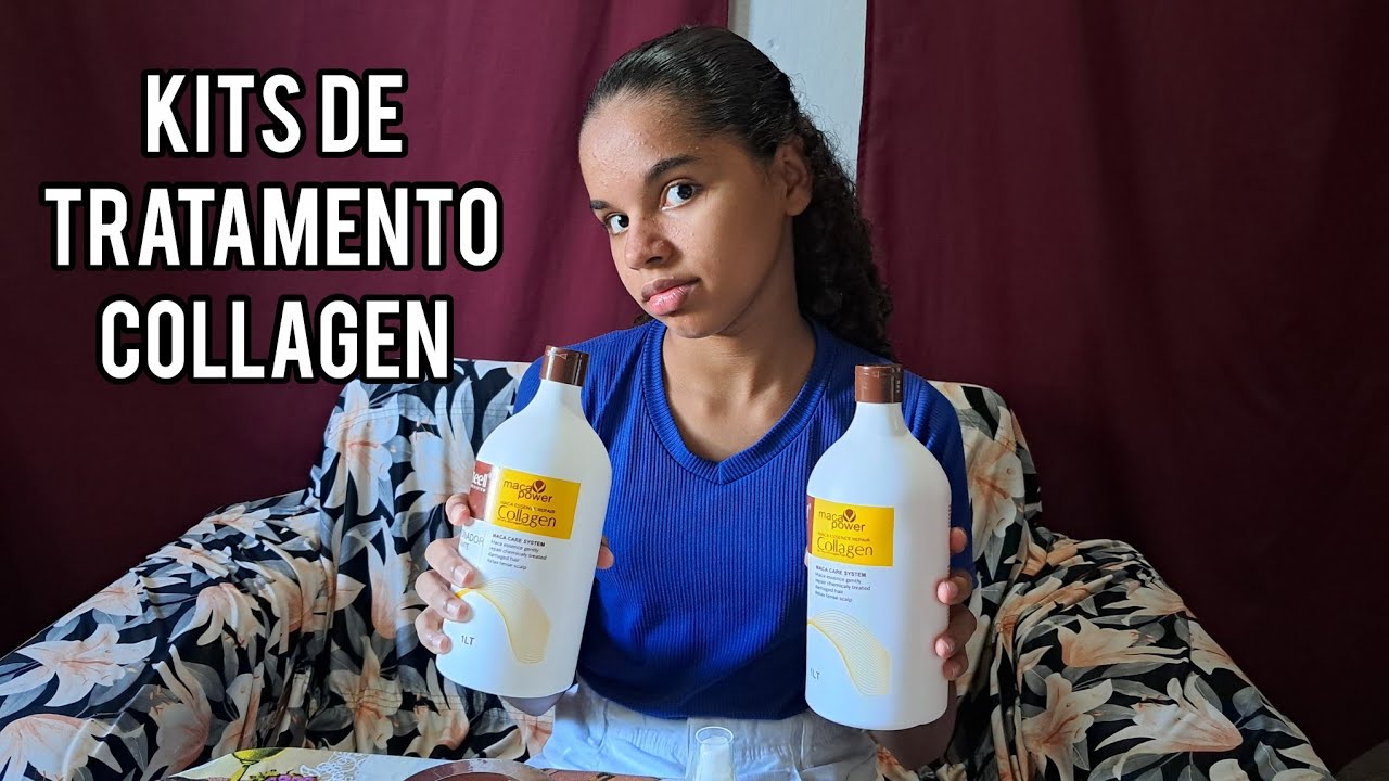 MINHA PRIMEIRA COMPRA DO KITS DE TRATAMENTOS COLLAGEN