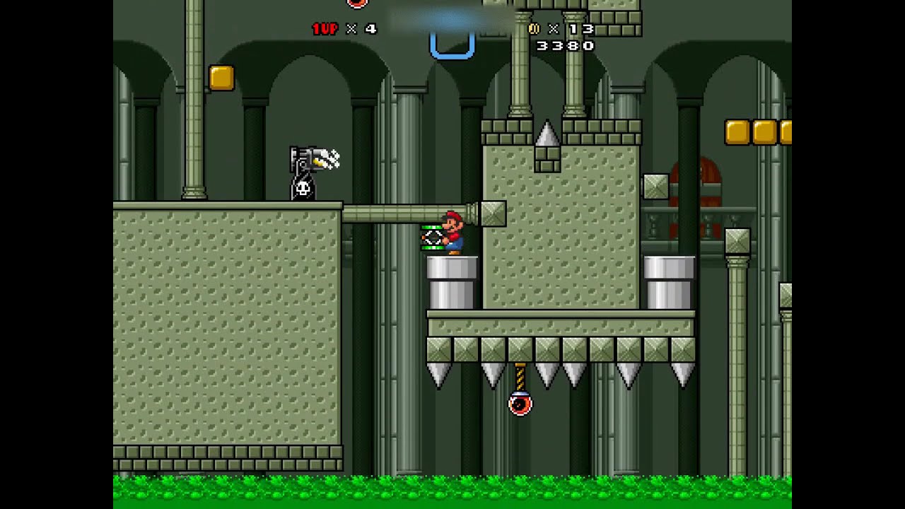 Super Mario Bros. X (SMBX) Custom Level - Bowser's Reserve Acid Factory