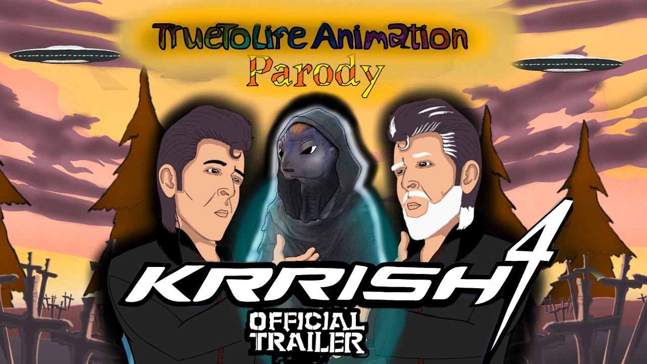 KRRISH 4 : Jaadu Returns - Official Trailer Parody | TrueToLife Animation |