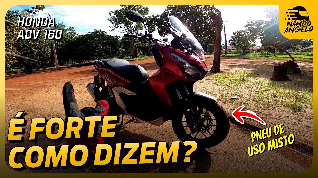 TESTANDO O NOVO HONDA ADV 160 🔥 Um pequeno SUV de duas rodas #nandoangelo