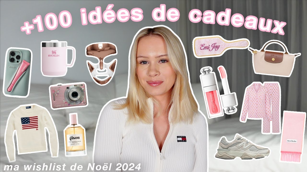 + 100 IDÉES DE CADEAUX DE NOËL (ma wishlist de noël 2024)