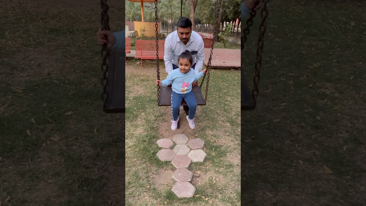 सृष्टि को पार्क जाना है पापा के साथ 😍 #littlestarsristi #shorts