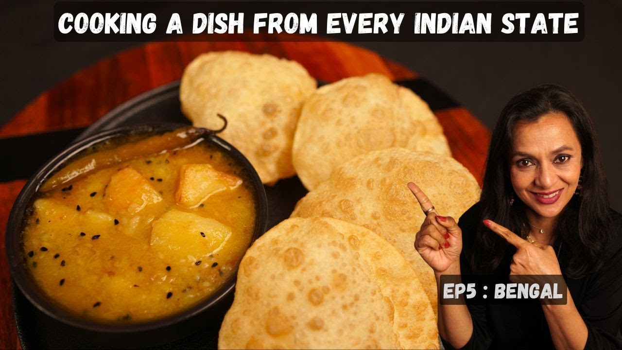 LUCHI ALOO - Potato Curry & Fried Bread SUNDAY BRUNCH | Ep5: Bengal
