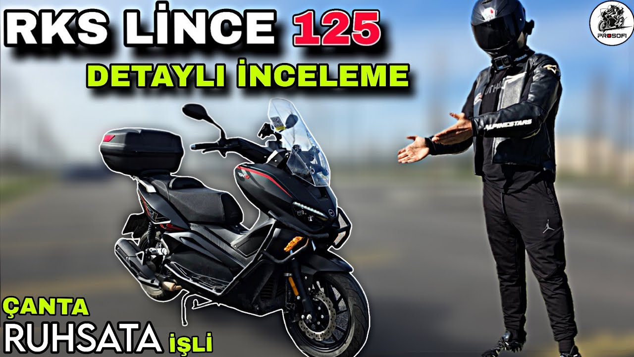 100.000 TL !.. RKS LİNCE 125 İNCELEME & ÇANTASI RUHSATA İŞLİ GELİYOR & ALINIR MI ? TÜM DETAYLAR 