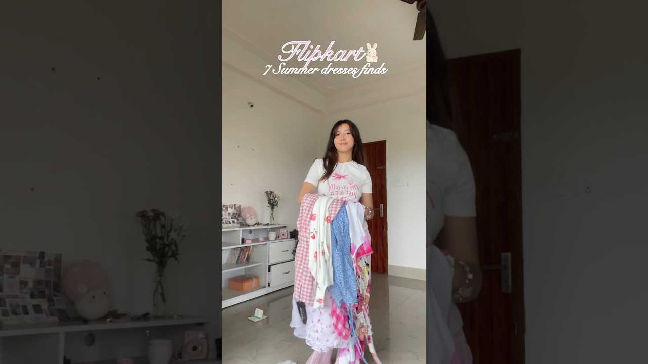 7 Summer dresses from Flipkart 🌻🍓✨ #flipkartdress #flipkart #summerdresses #fyp #shorts