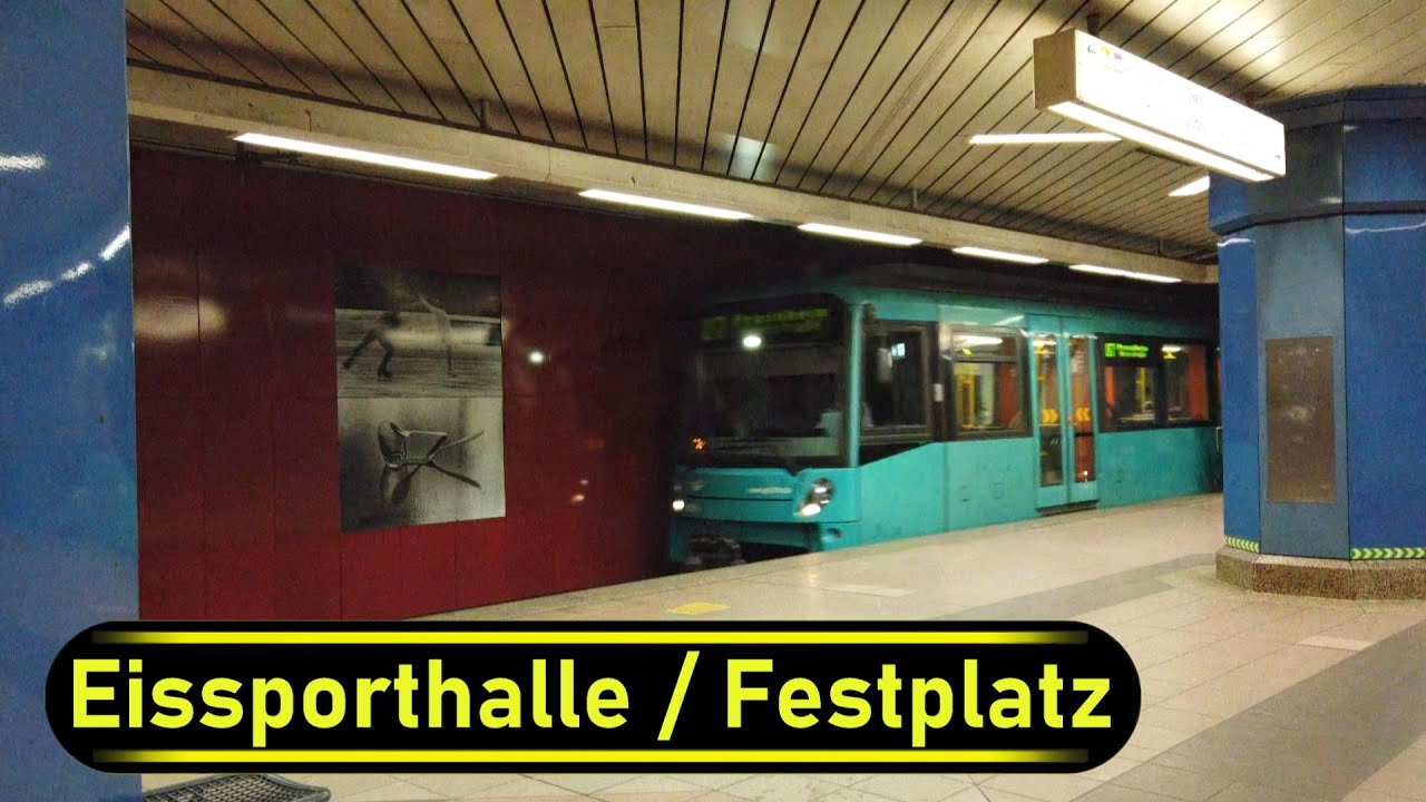 U-Bahn Station Eissporthalle / Festplatz - Frankfurt 🇩🇪 - Walkthrough 🚶