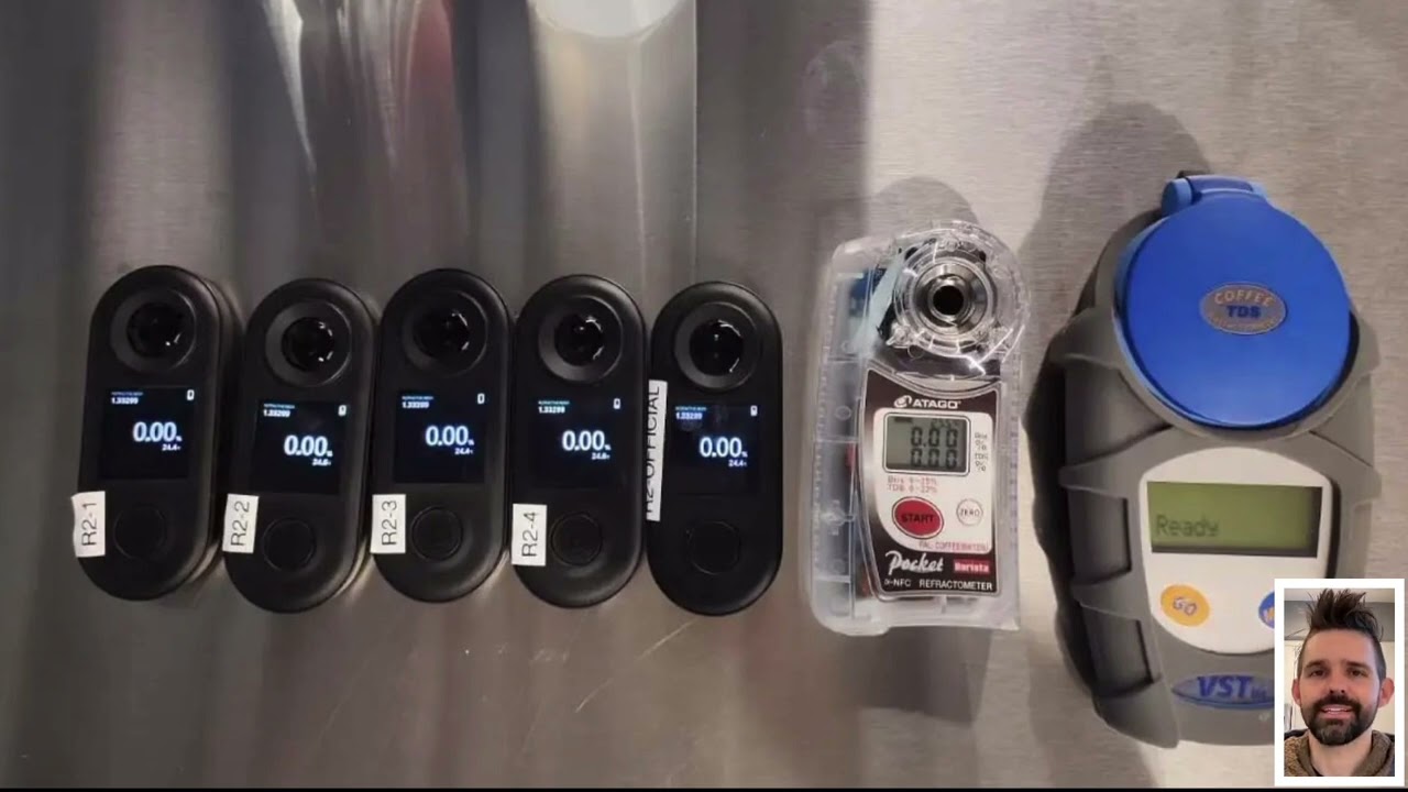 Multiple Coffee Refractometers Compared: R2, VST, and Atago