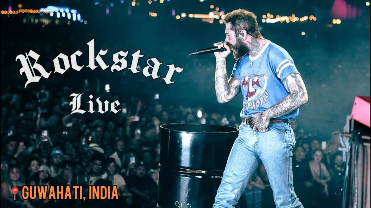 Post Malone | Rockstar | Guwahati, India | Live