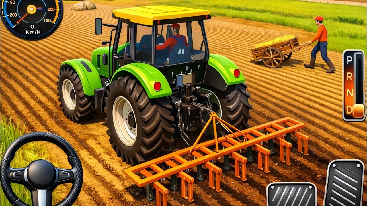 ⚡Modern Farm Tractor Driving Games 🚜 Farming Tractor Games 3D 🚜 Android Gameplay