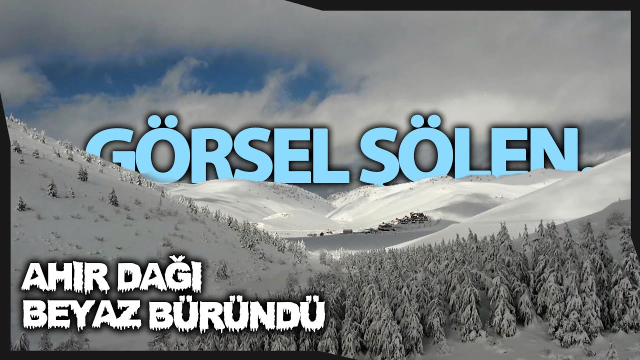 Karla Kaplı Ahır Dağı’ndan Kartpostallık Görüntüler...