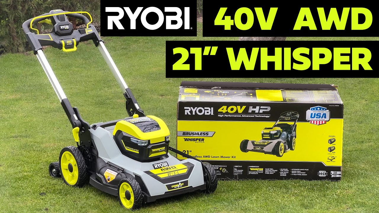 RYOBI 40V HP Brushless Whisper Series Self-Propelled 21