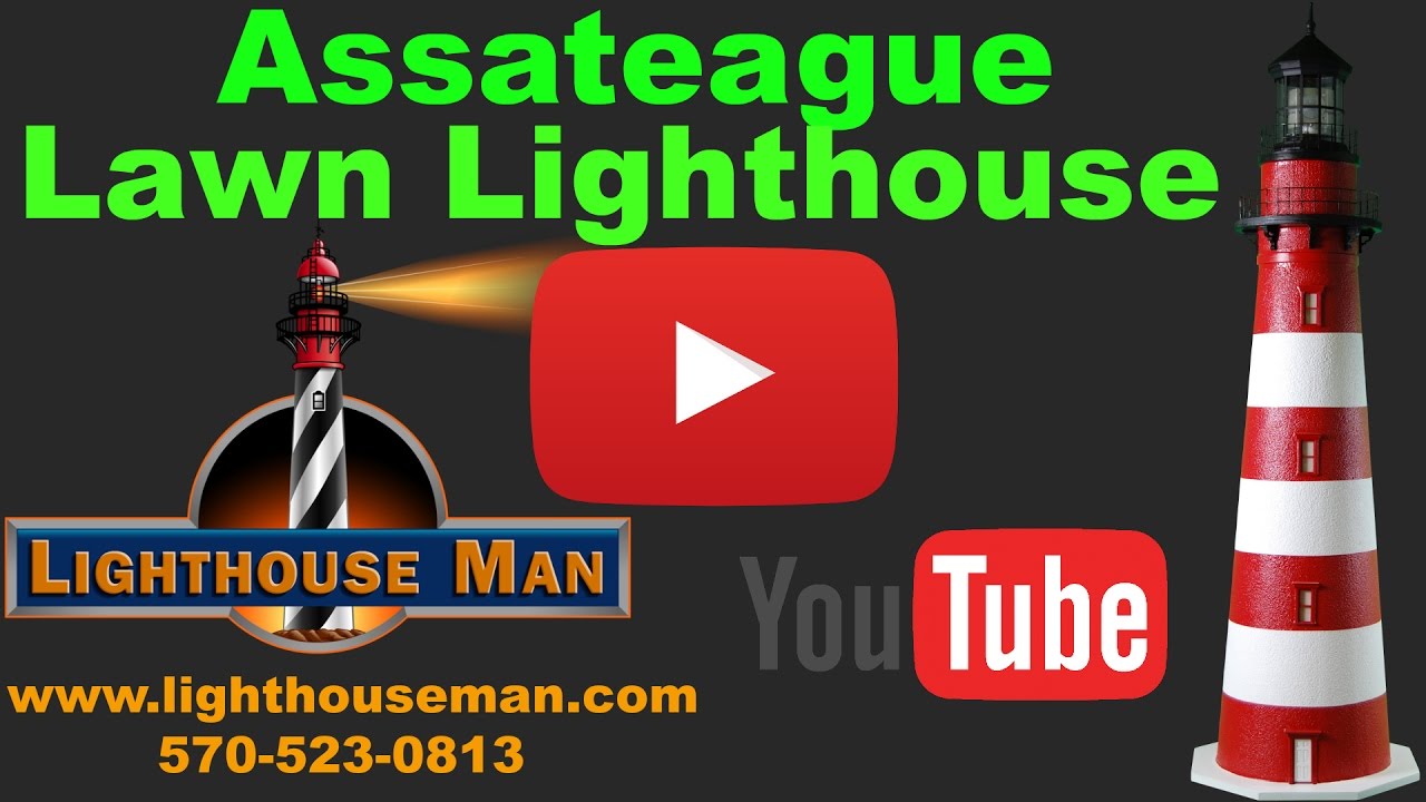 Assateague Lighthouse Lawn Ornament - Lighthouse Man