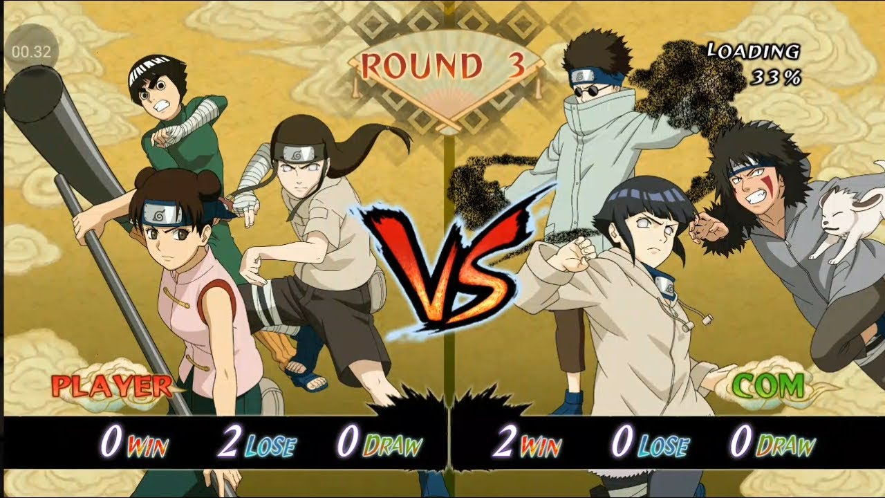 NARUTO : Ultimate ninja Strom TENTEN VS HINATA