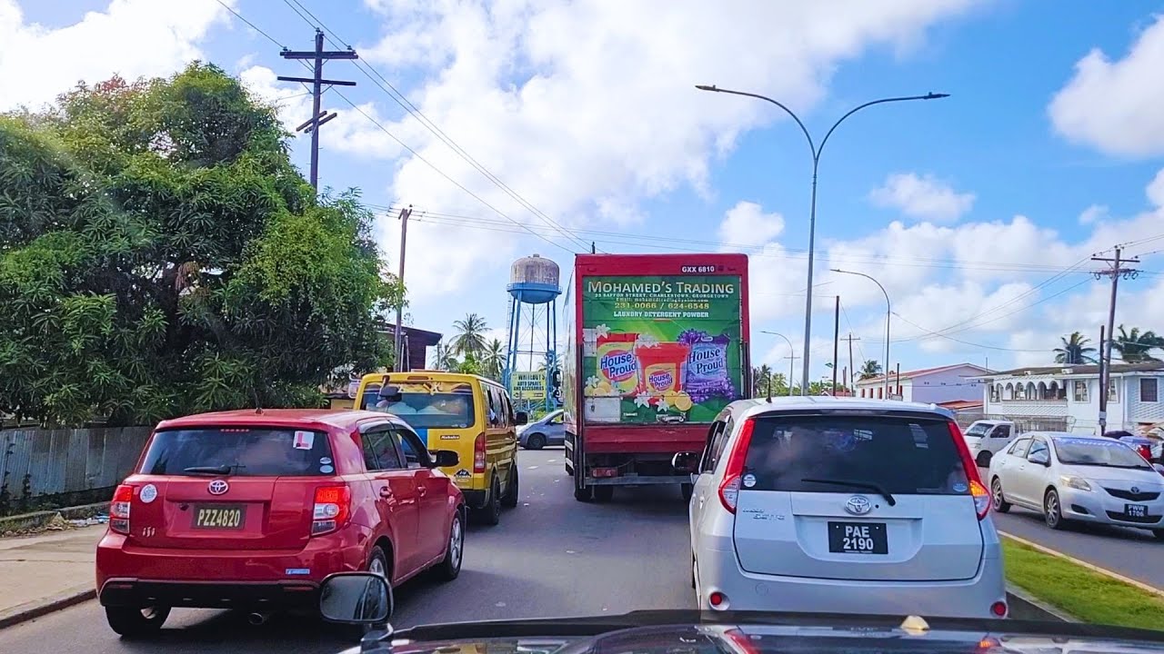 Morning Traffic Annandale To Plaisance 🇬🇾 GUYANA 2023